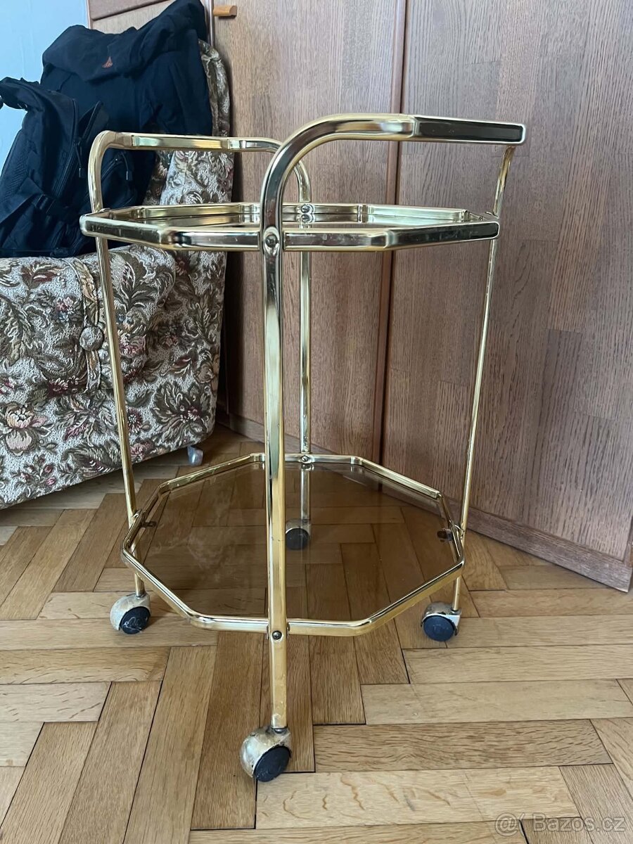 Retro servírovací stolek na kolečkách - 2