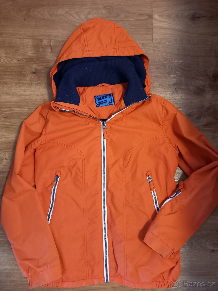 1x jarni/podzimní šusťáková bunda s fleesem 11 let - 2