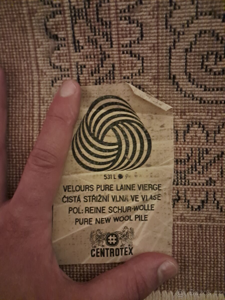 Vlněný "perský" koberec 4 × 5 m - 2