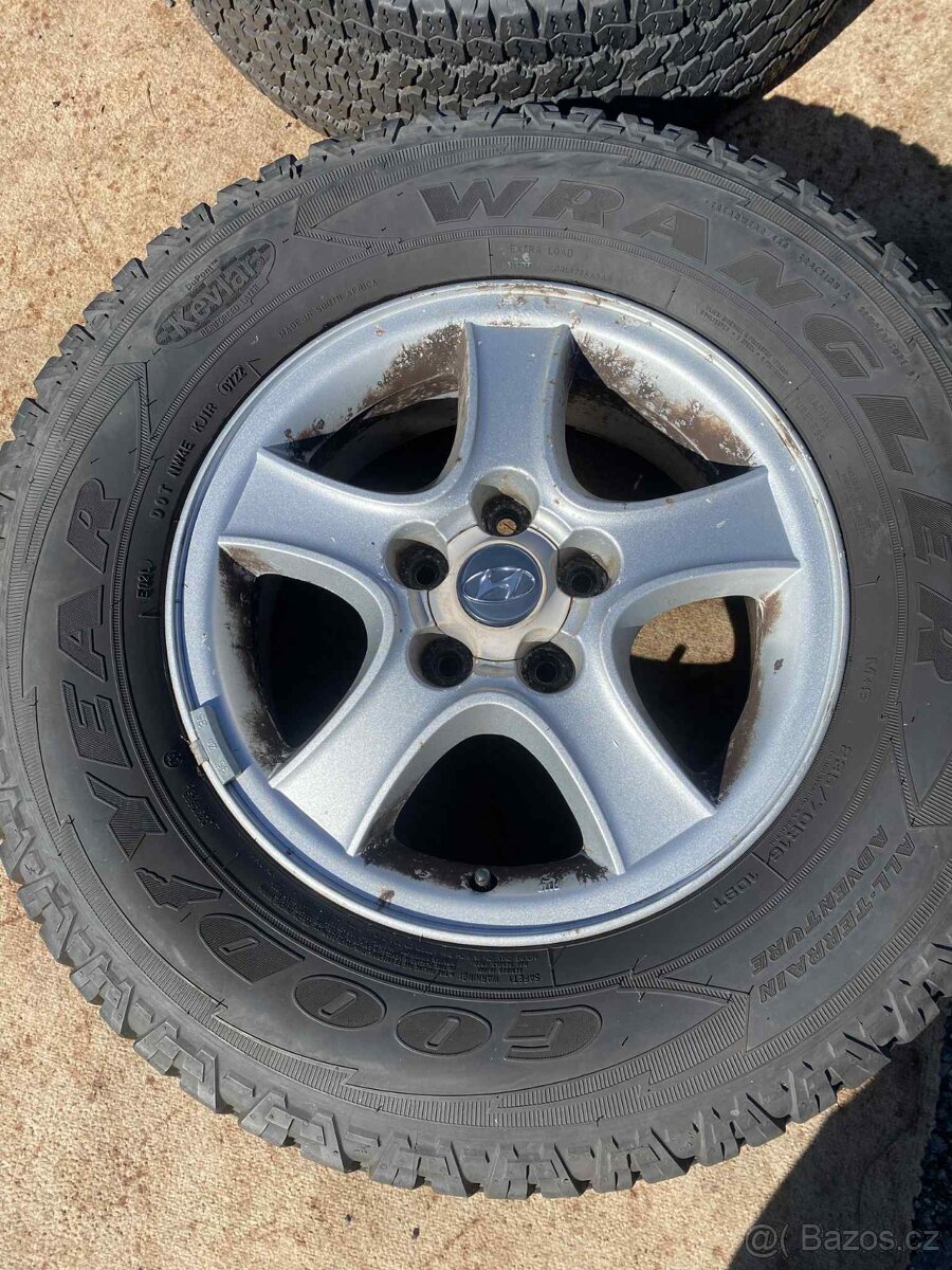 Prodám originální alu kola Hyundai Santa Fe 16" - 2
