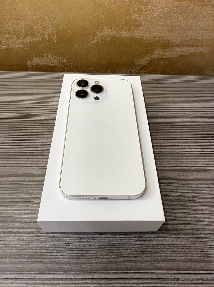 Apple iPhone 13 Pro 128GB stříbrný, baterie 100% - 2