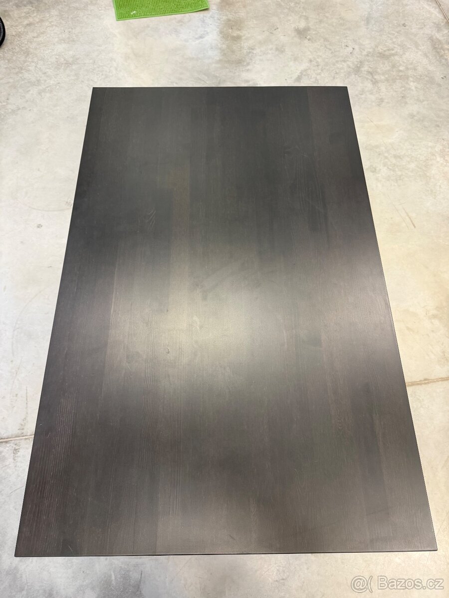 IKEA Stůl, tmavě hnědá mořené/buk dýha, 130x80 cm - 2