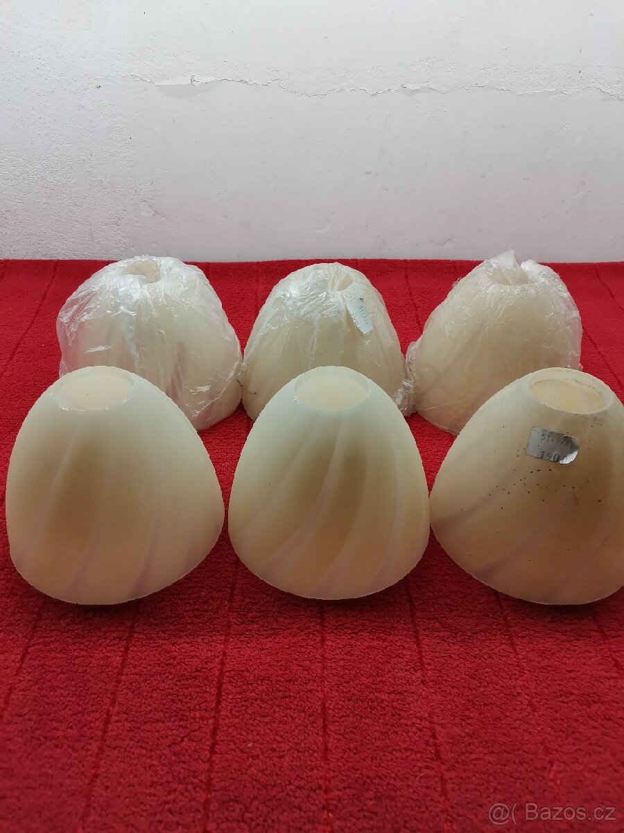 Náhradní sklo, lampička, lustr 6 kusů - 2