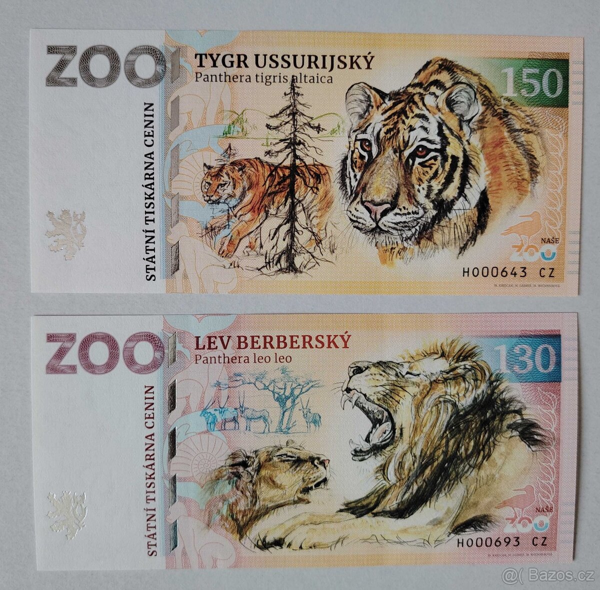 ZOOlar - pamätná suvenírová bankovka SK-CZ-PL ZOO - 2