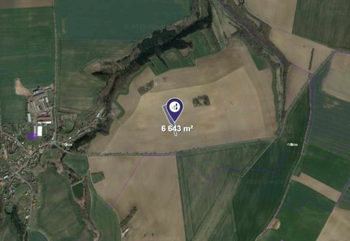 Prodej podílu 2/21 pole 633 m², Křesetice - 2