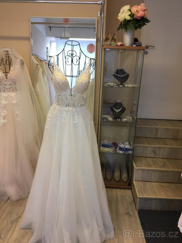 Svatební šaty vel. 34-38. - 2