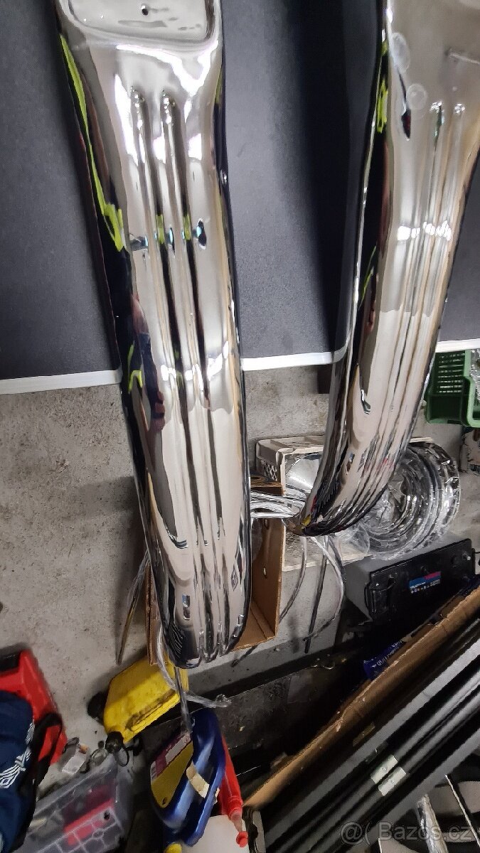 Novonachromované nárazníky na tatraplan - 2