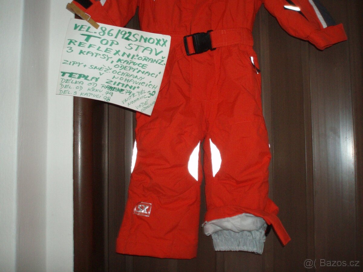 pěkná teplá kombinéza snoxx vel.86 - 2