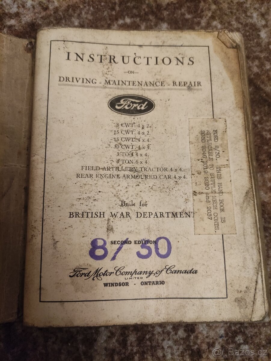 Starožitná kniha Special Pattern Vehicles - 2