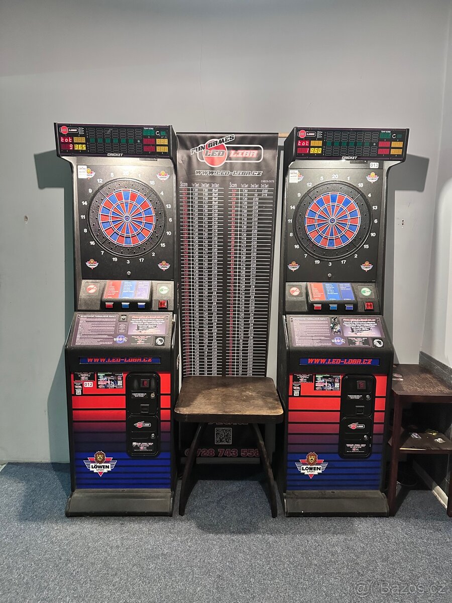 Šípkový automat, šipky Löwen HB8 Turnier - 2