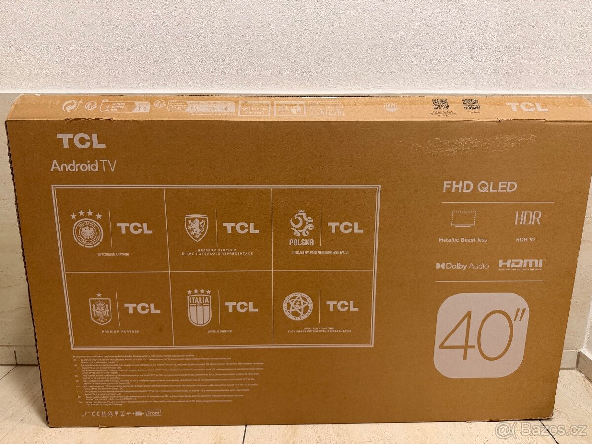 Tcl tv 40 android nová - 2