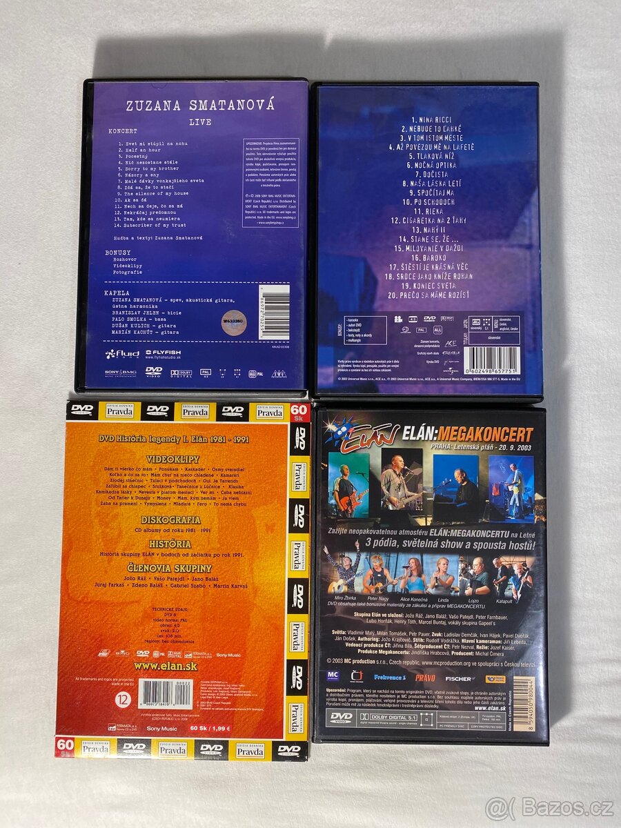 Dvd set Richard Müller, Elán a Zuzana Smatanová (nové) - 2