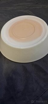 Keramická miska bílá kulatá - 2