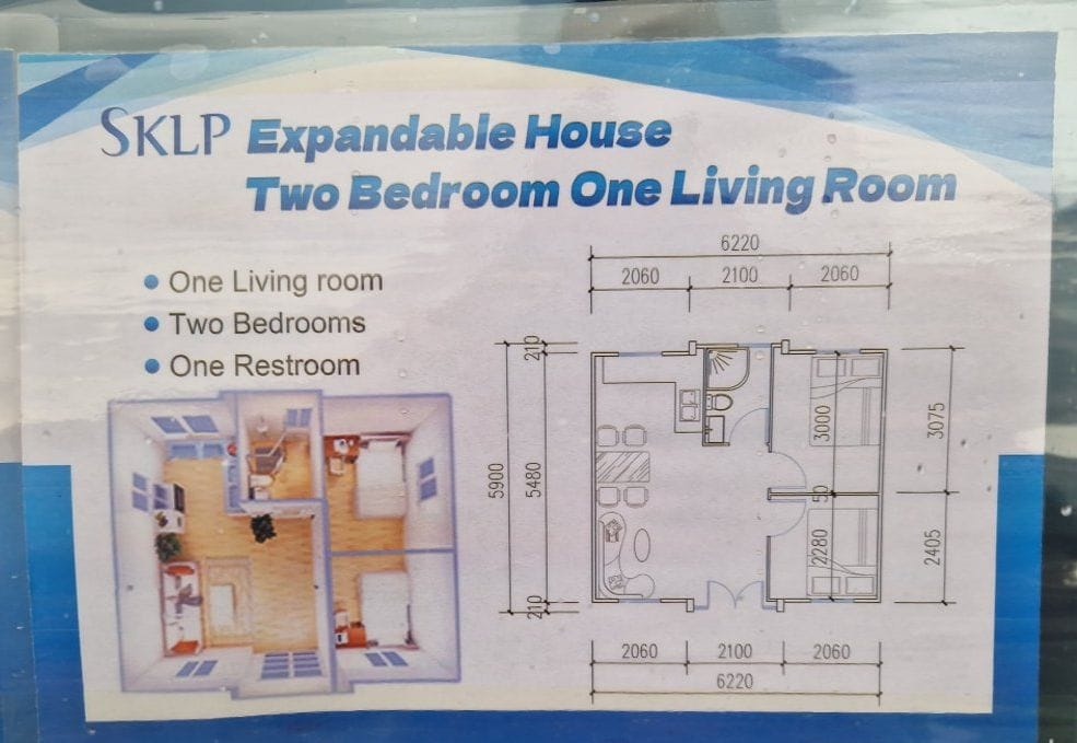 Rozkládací buňka 3+kk 30m2 - 2