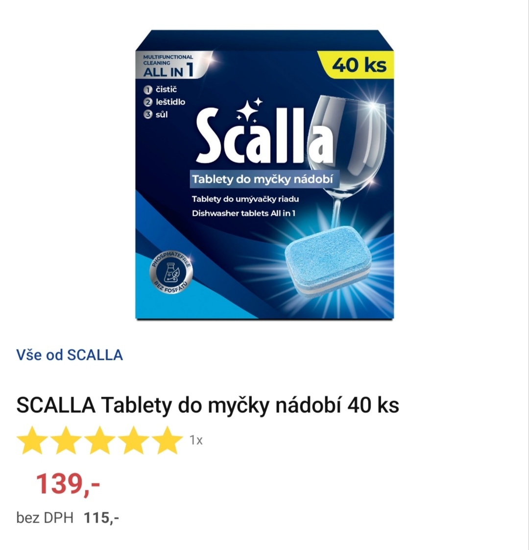 Tablety do myčky 120ks - 2