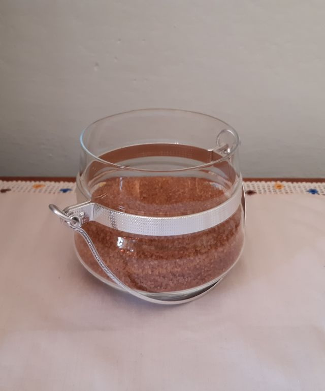 Cukřenka sklo - kotlík - 2