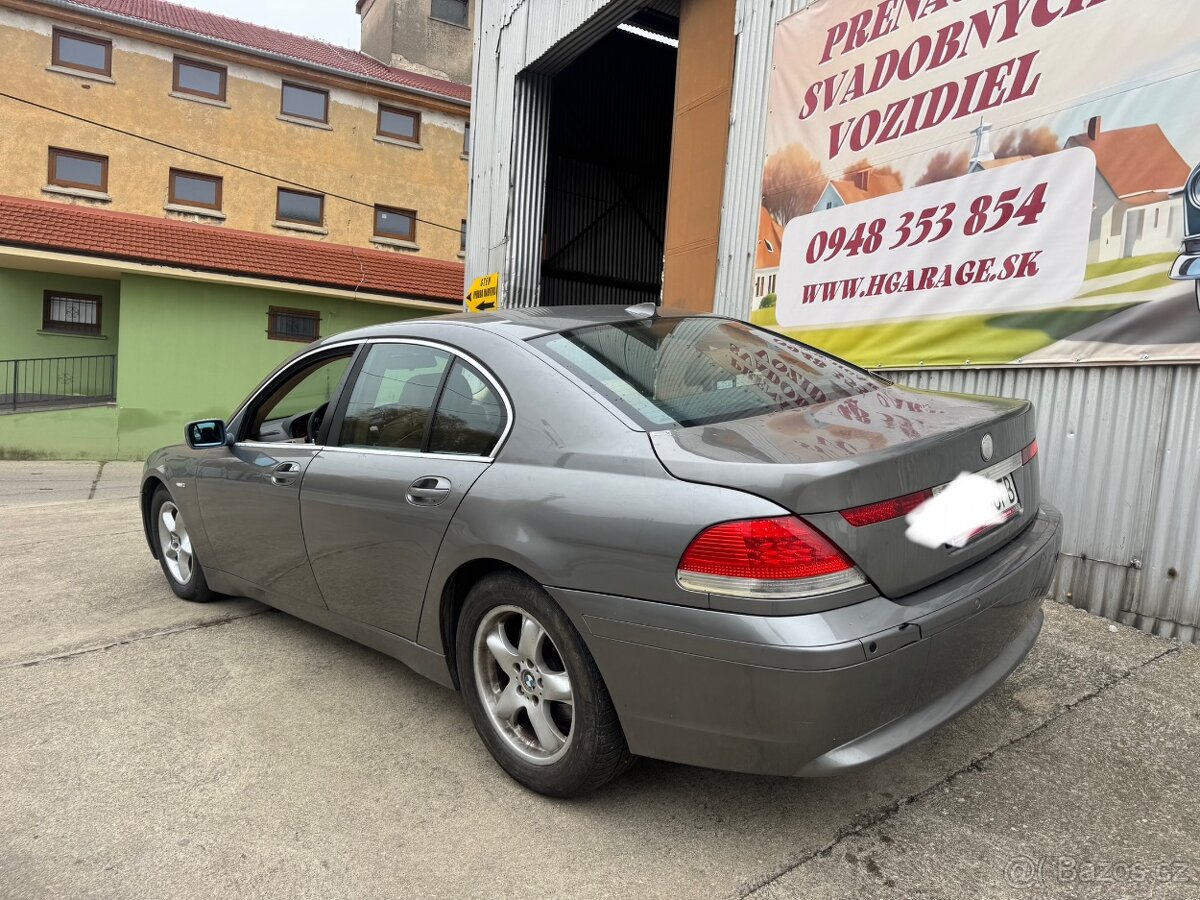 BMW E65 735i 2002 na náhradní díly ND - 2