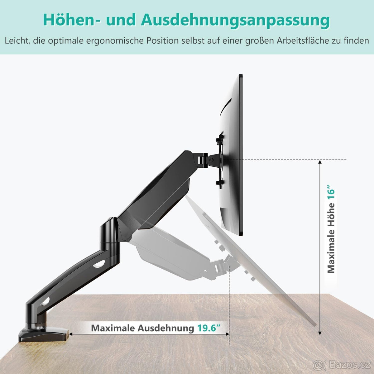 Držák/rameno na monitor WALI - 2