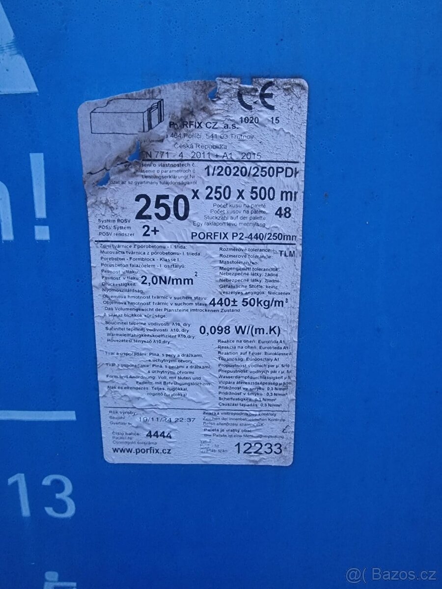 Porfix p2 440 250x250x500 - 2