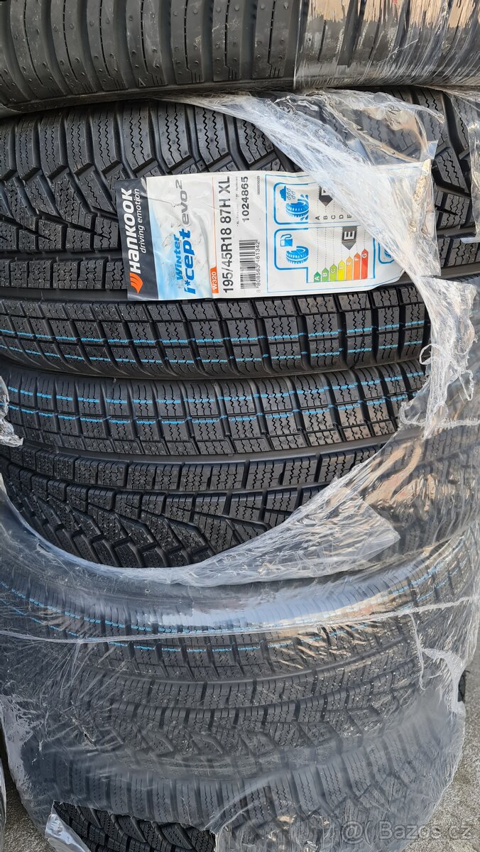 Nové pneu 195/45/18 HANKOOK záruka DPH - 195 45 R18 - 2