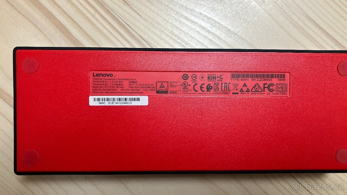 Dokovací stanice Lenovo ThinkPad Thunderbolt 3 Workstation - 2