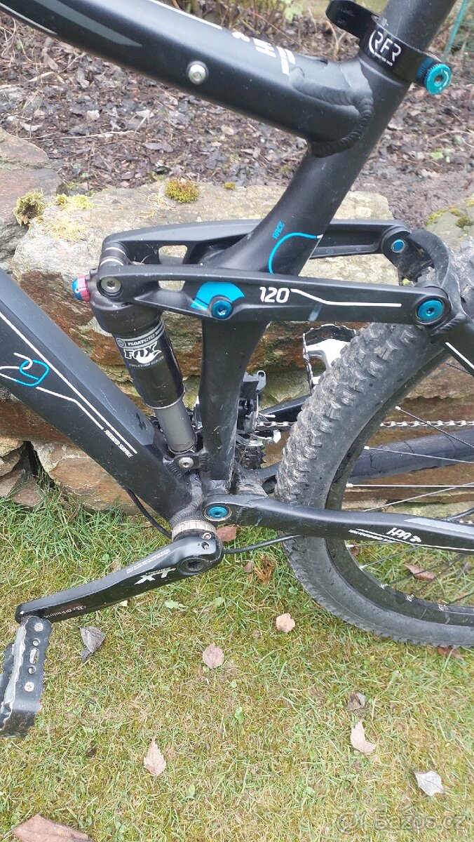 Celoodpruzene horske kolo cube sting 120 HPA - 2