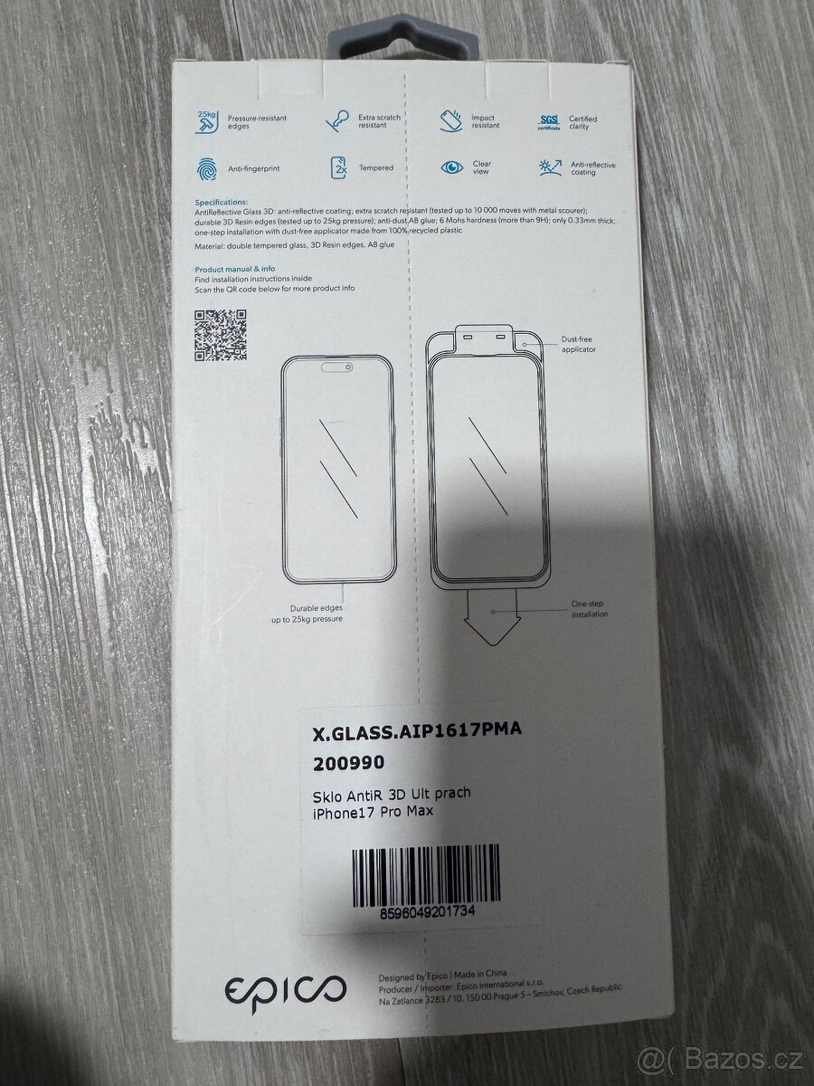 Ochranné sklo Iphone 17 pro max Pc. 899,- - 2