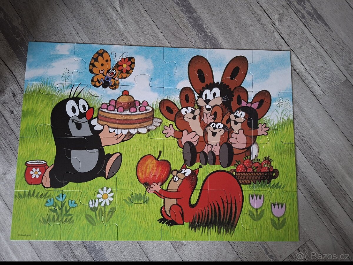 Velké puzzle krteček - 2