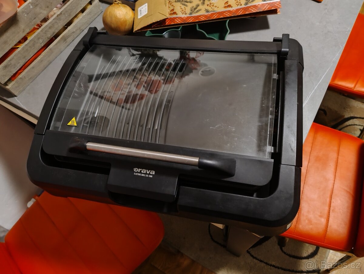 Elektrický gril Orava EG-1300 2x použitý - 2