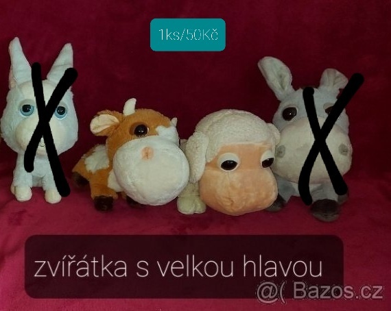 Plyšový medvěd Čert zelenina zvířata - 2