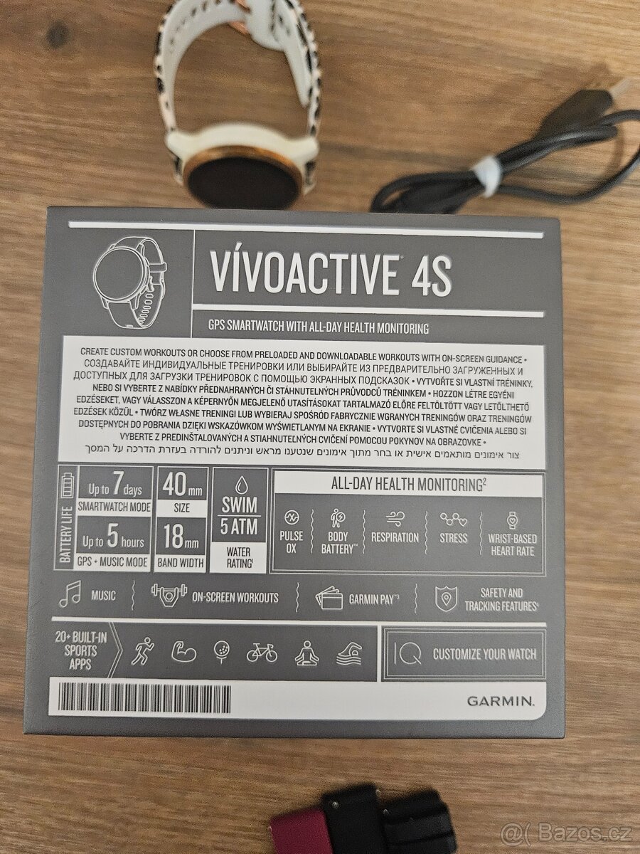 Garmin Vivoactive 4s rosegold - 2