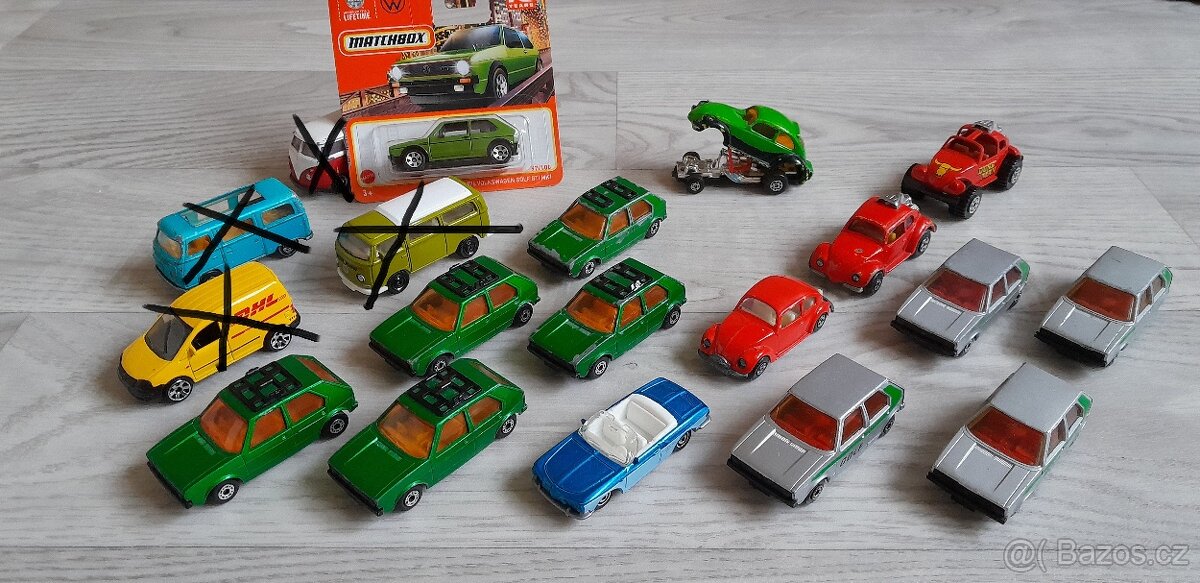 modely - autíčka Volkswagen - 2