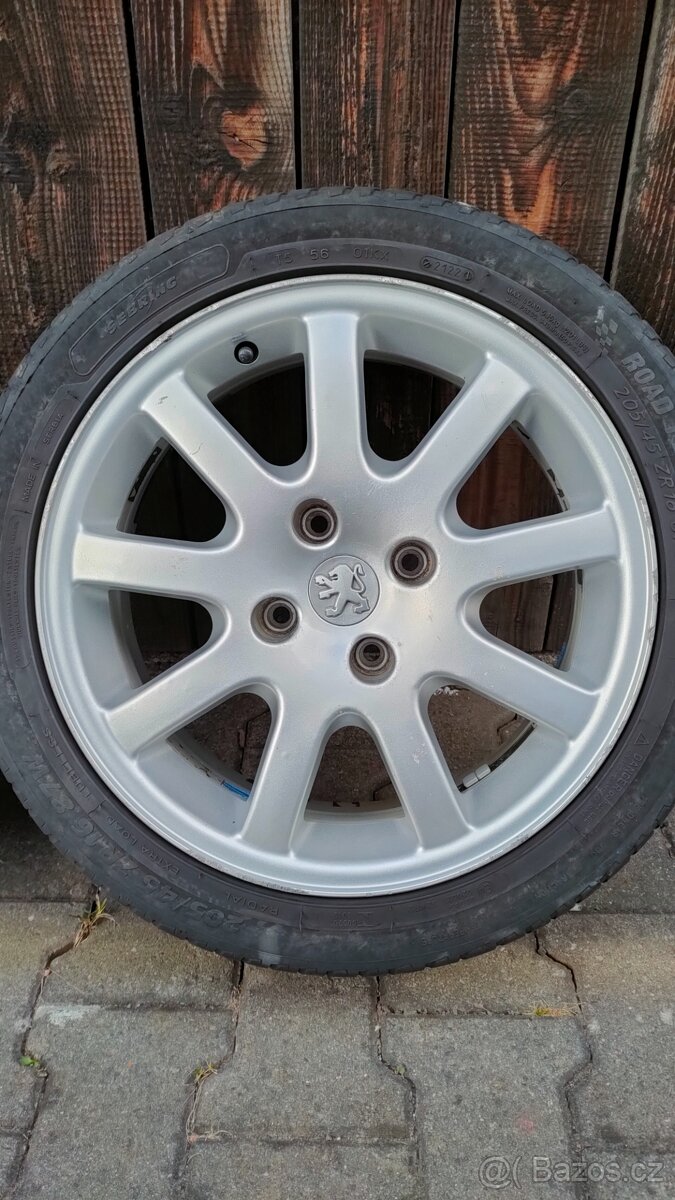 Hliníkové disky Peugeot R16 4x108 - 2