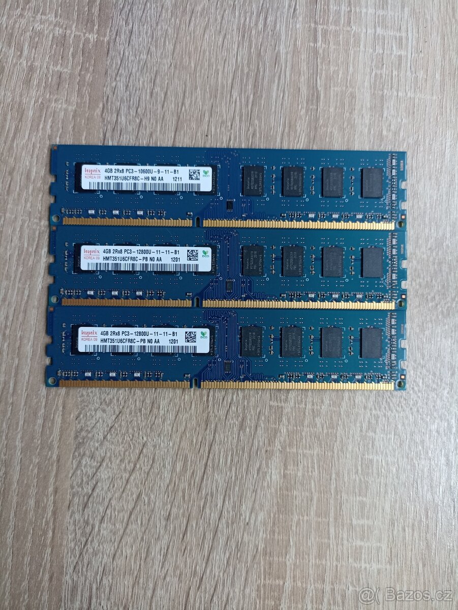12GB RAM DDR3 Hynix /1 RAM 4GB - 2