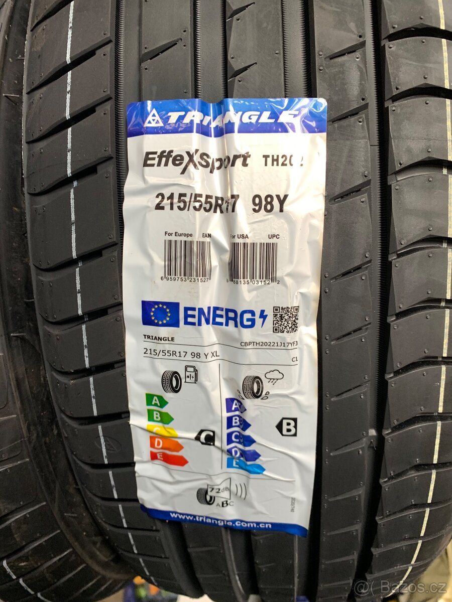 Nové pneu 215/55/17 - 2