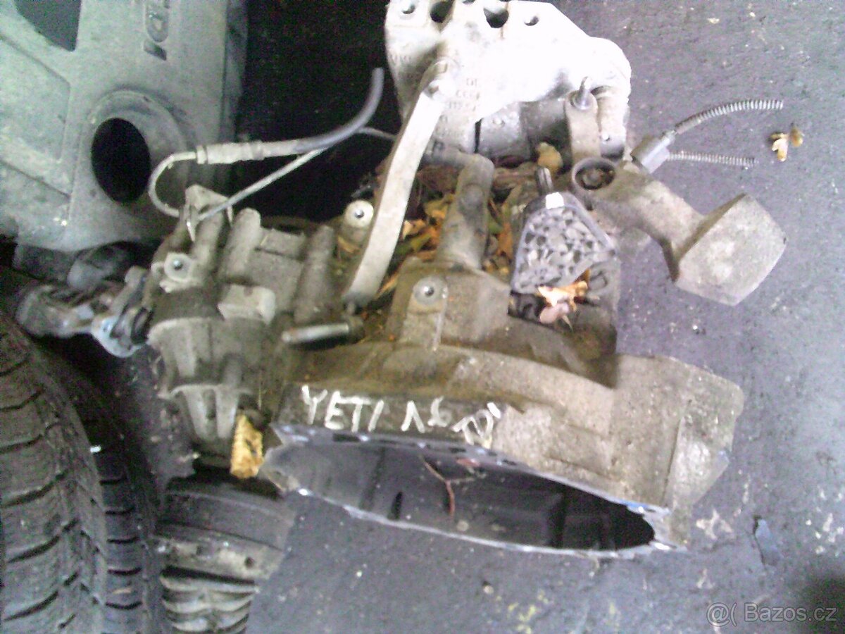 Převodovka YETI, 1,6 tdi - 2