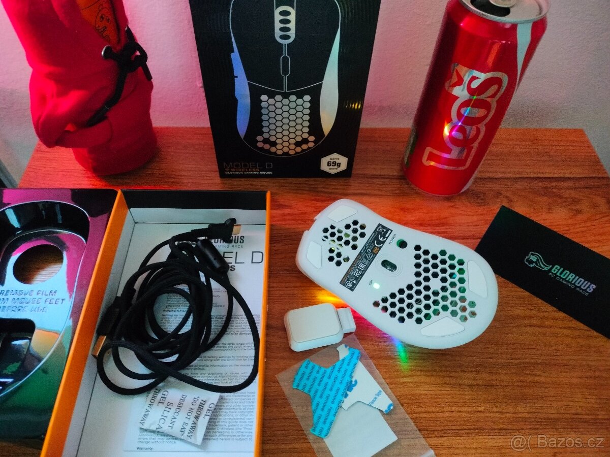 BEZDRÁTOVÁ MYŠ GLORIOUS MODEL D WIRELESS WHITE - 2