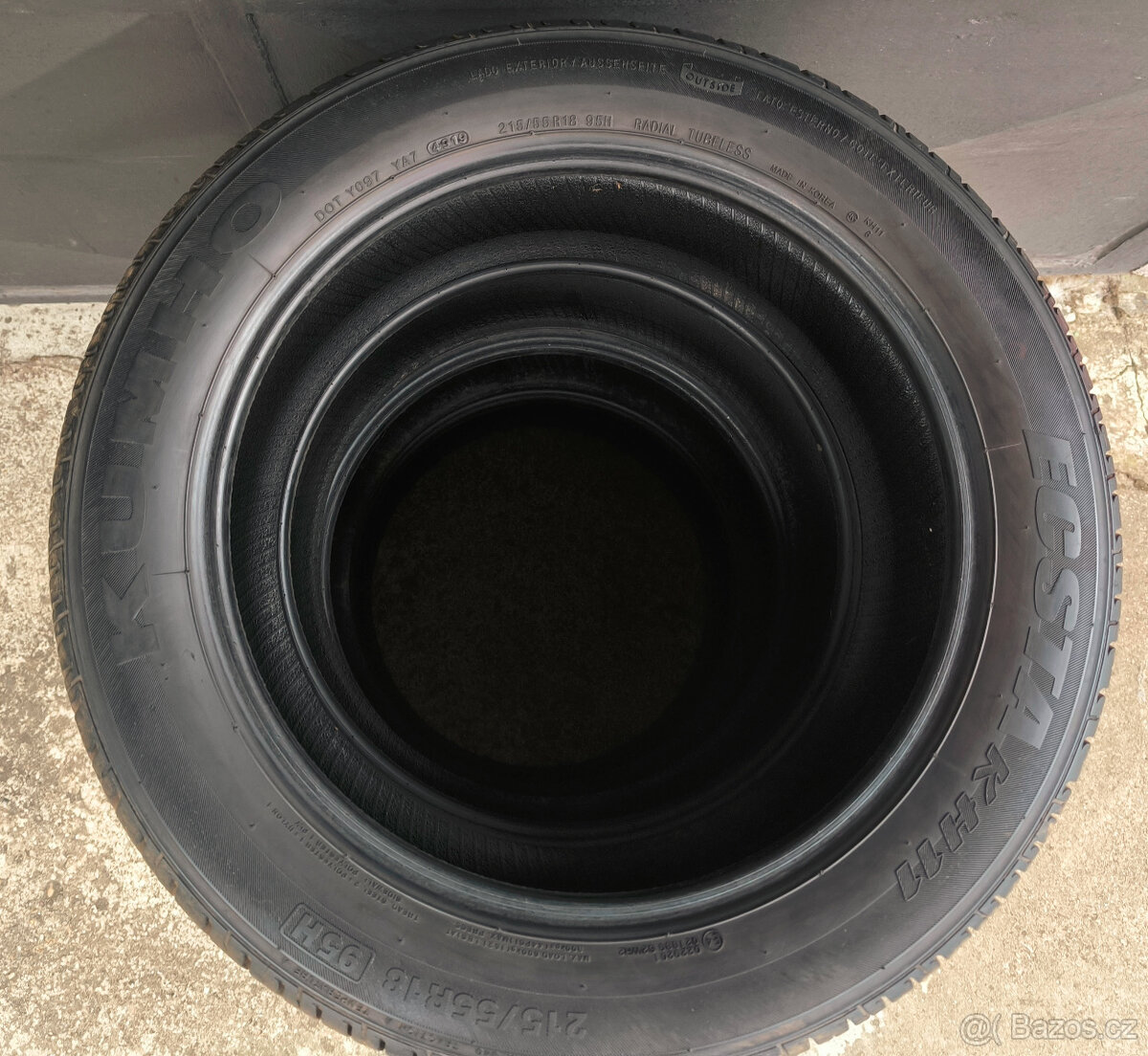 Kumho Ecsta KH11 215/55/18 vzor 6-7 mm DOT 49/19-TOP - 2