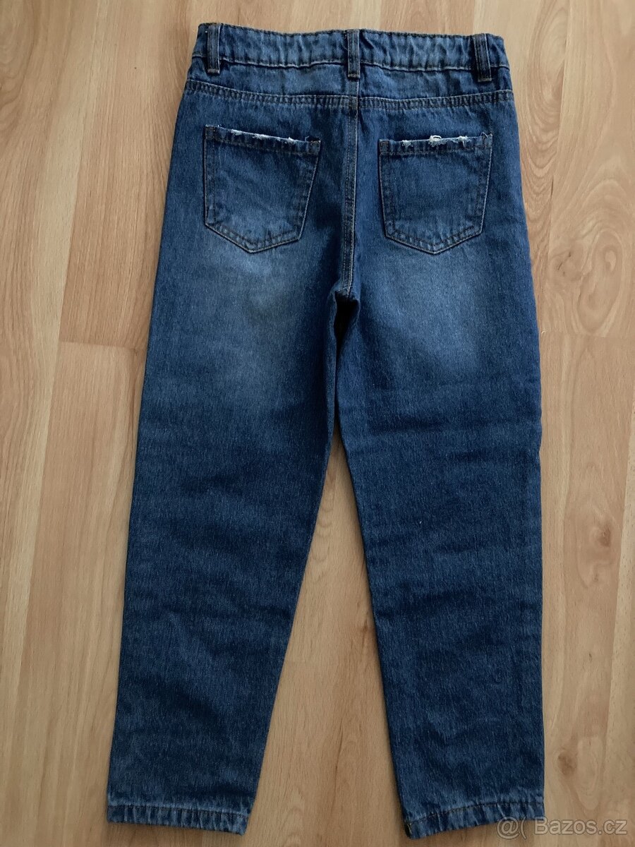 Nové dívčí džíny, vel.134 - 2