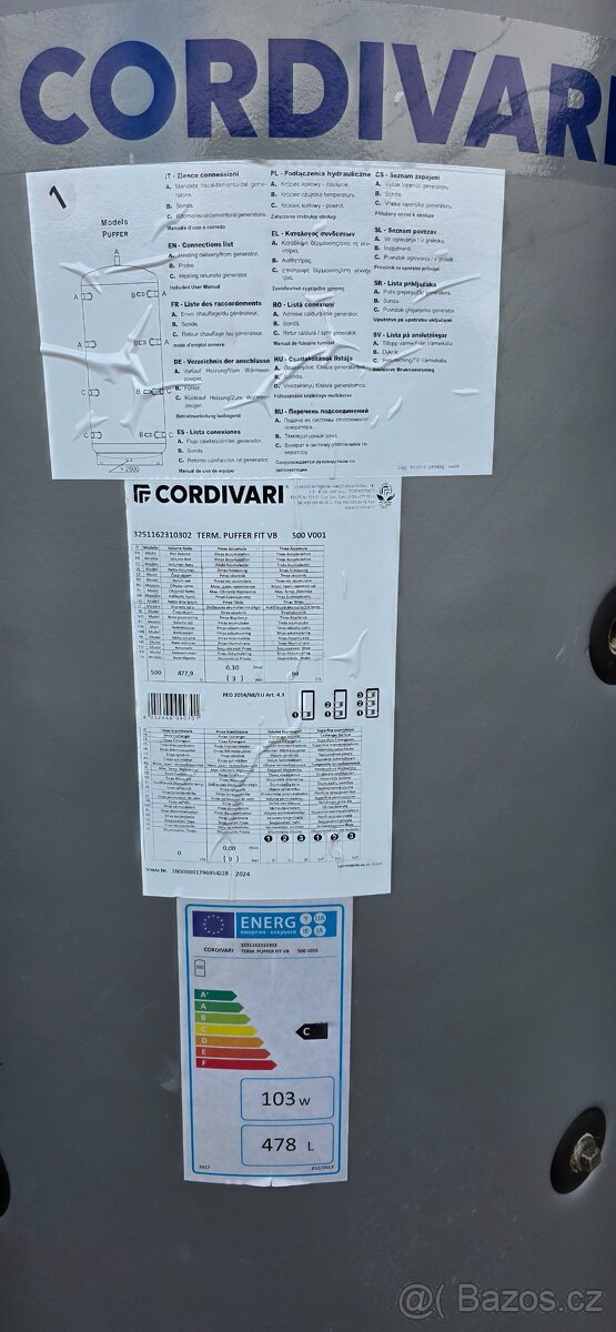 Akumulační nádrž 470 litrů - 2