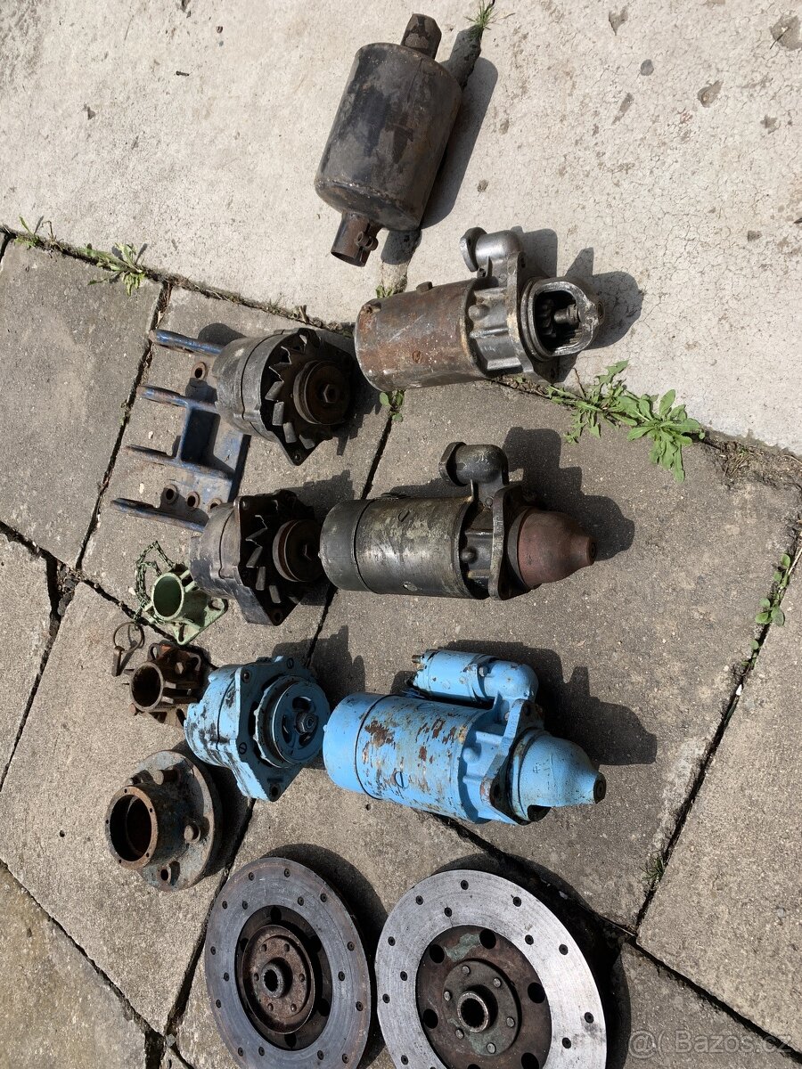 Zetor startéry , alternátory, - 2