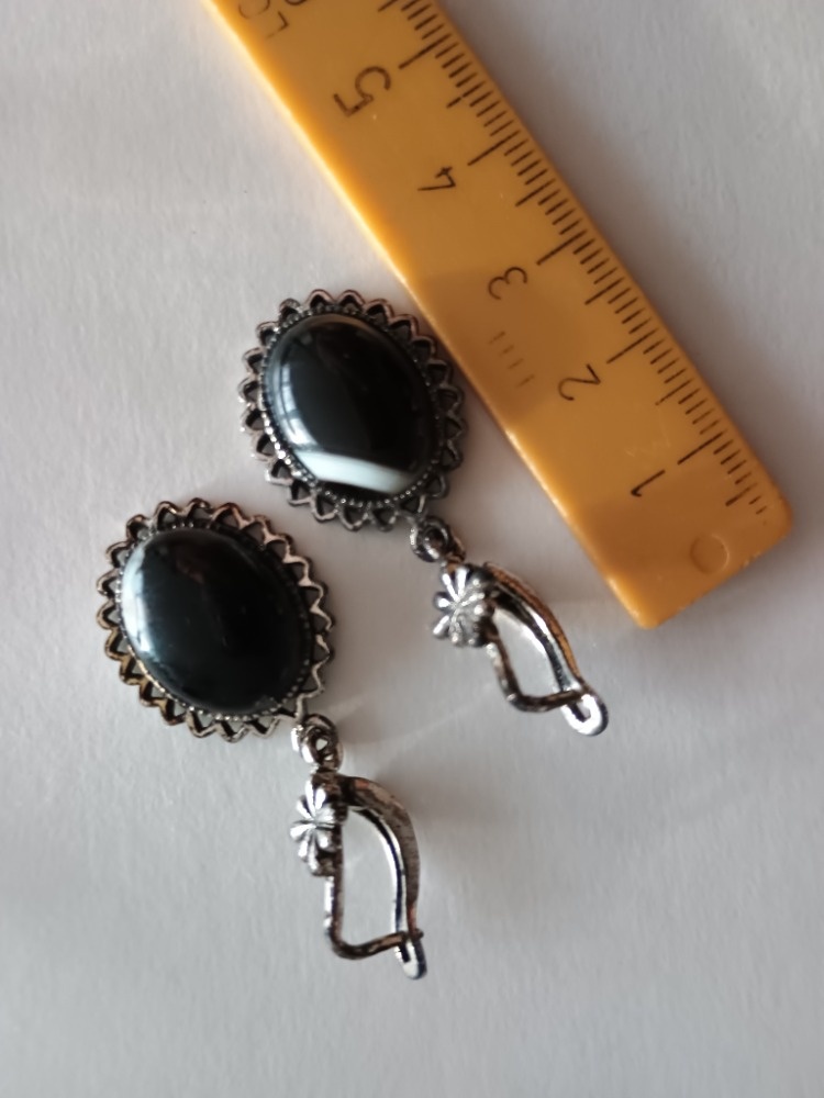 Onyxové náušnice - 2