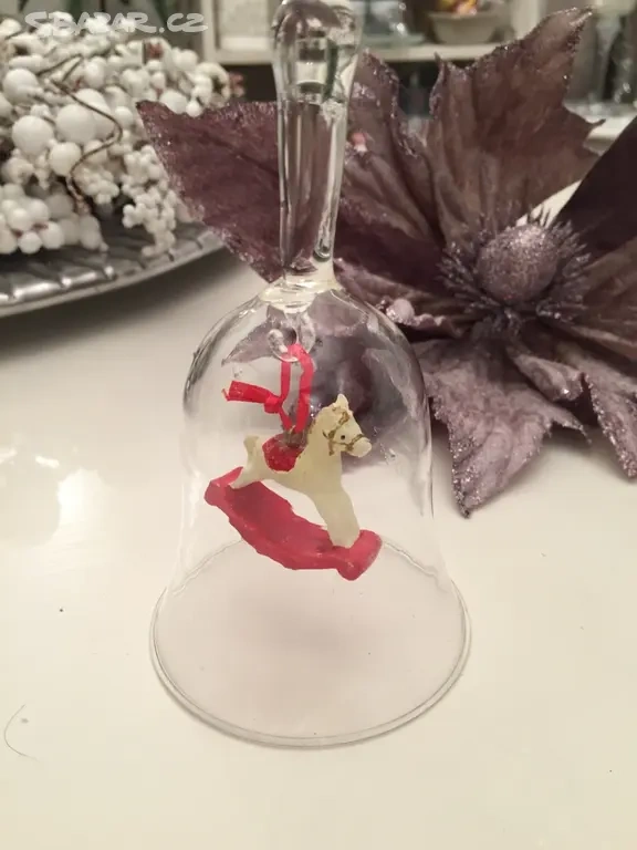 Vánoční skleněný zvoneček, Loberon - 2