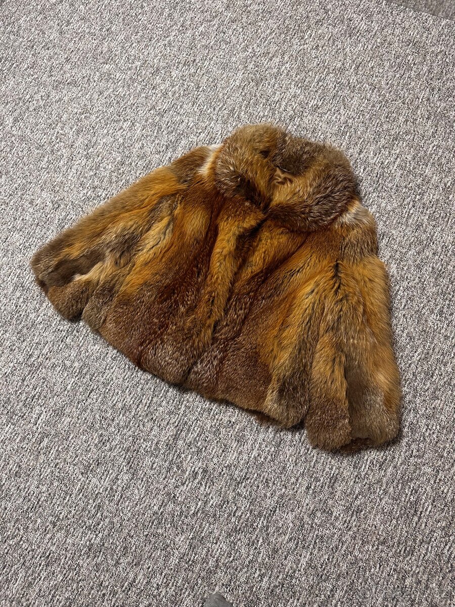 Kožich z pravé kožešiny liščí - 2