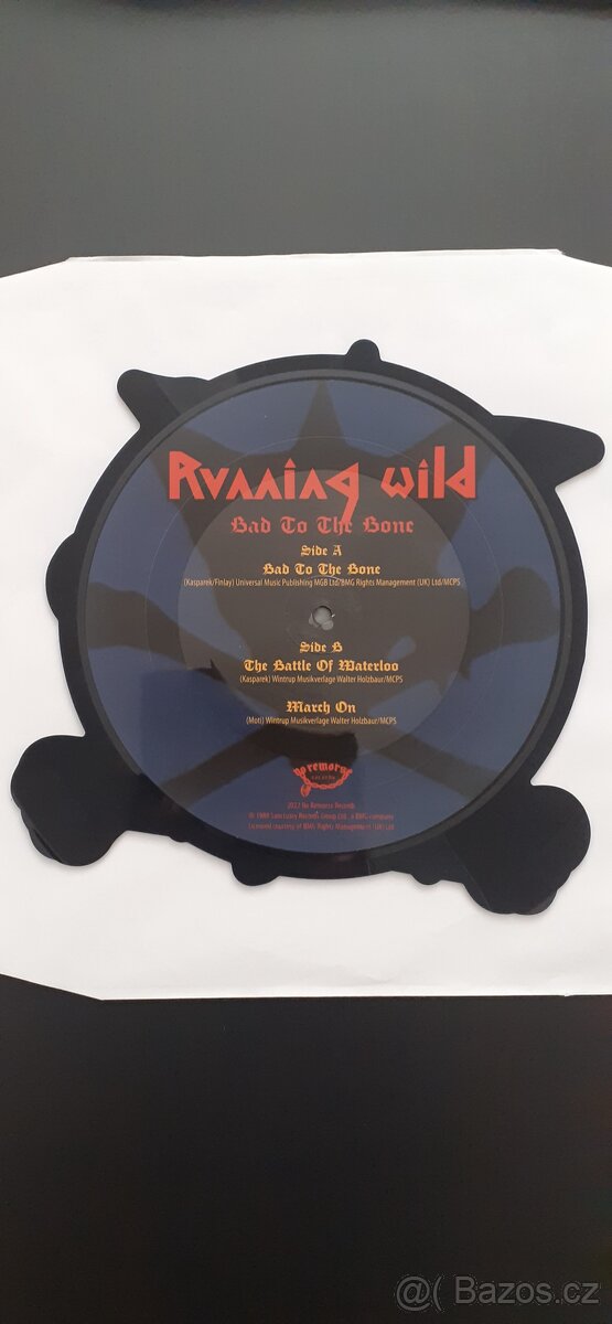 2LP Running Wild Single Picture Shape - 2