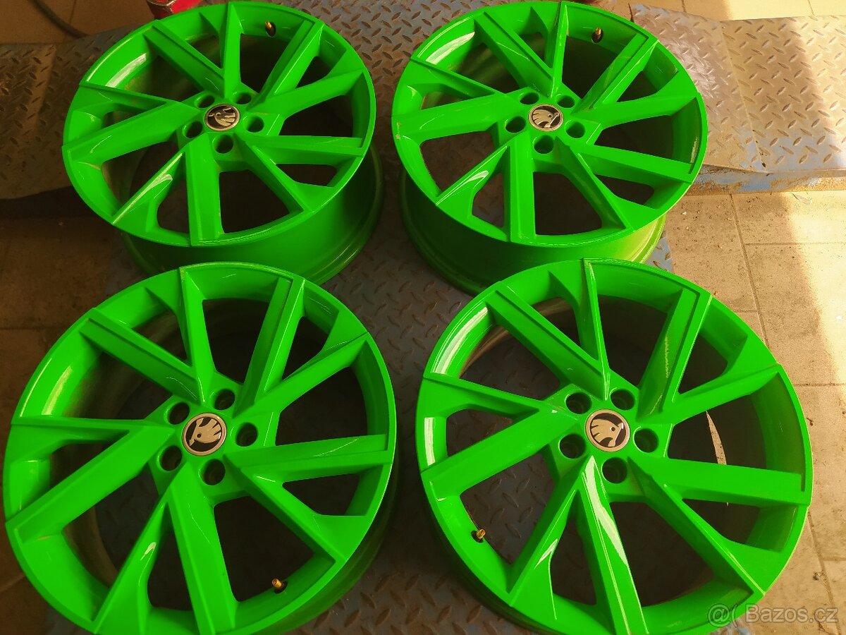 Prodám origo alu kola škoda Kamiq scala Vega 5x100 r18 - 2