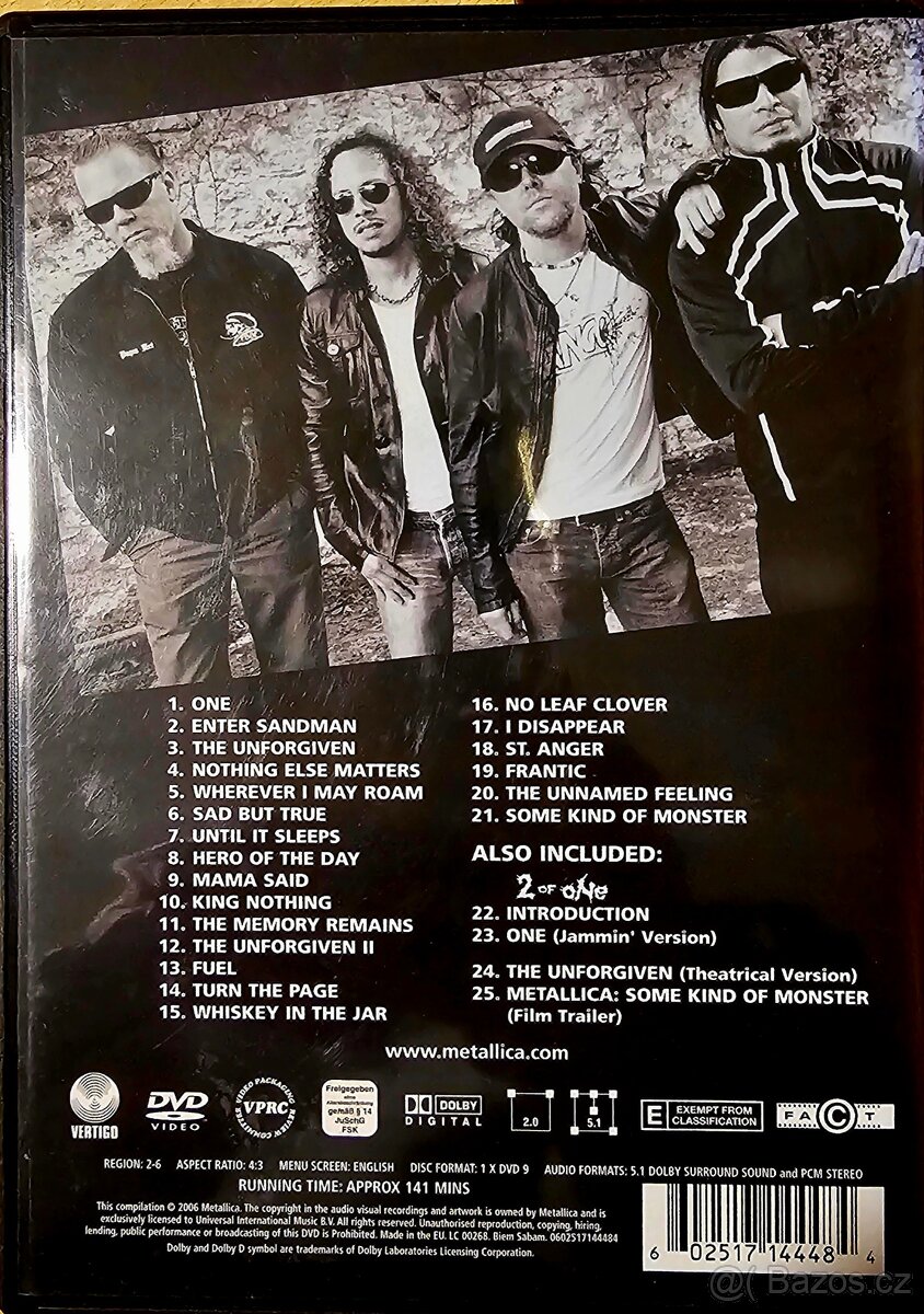 METALLICA - The Videos 1989–2004. - 2