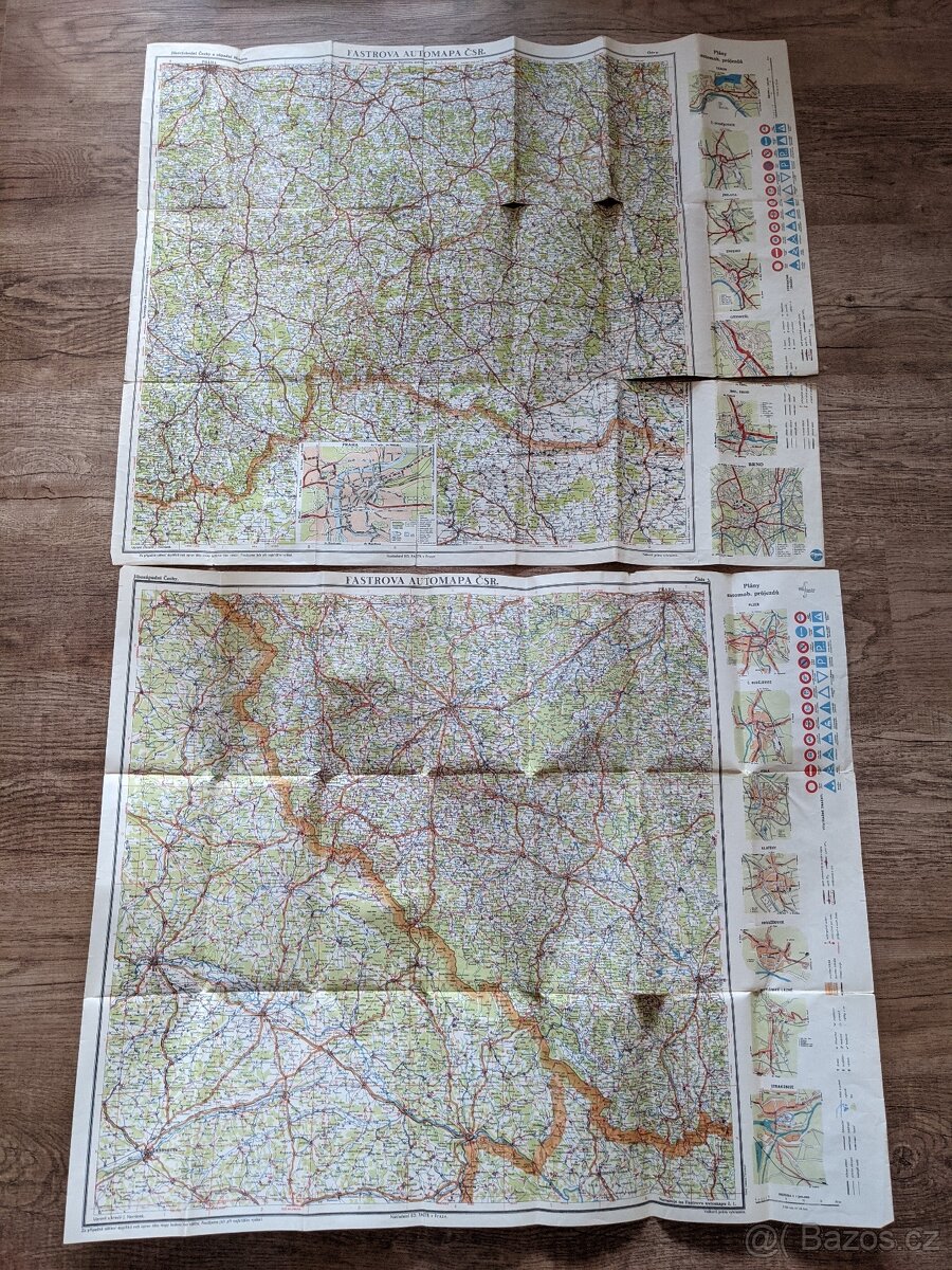 Prodám staré mapy 1910-1950 - 2