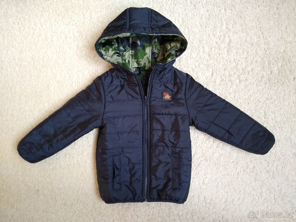Nová přechodová/zimní dětská bunda, vel. 98 - 2