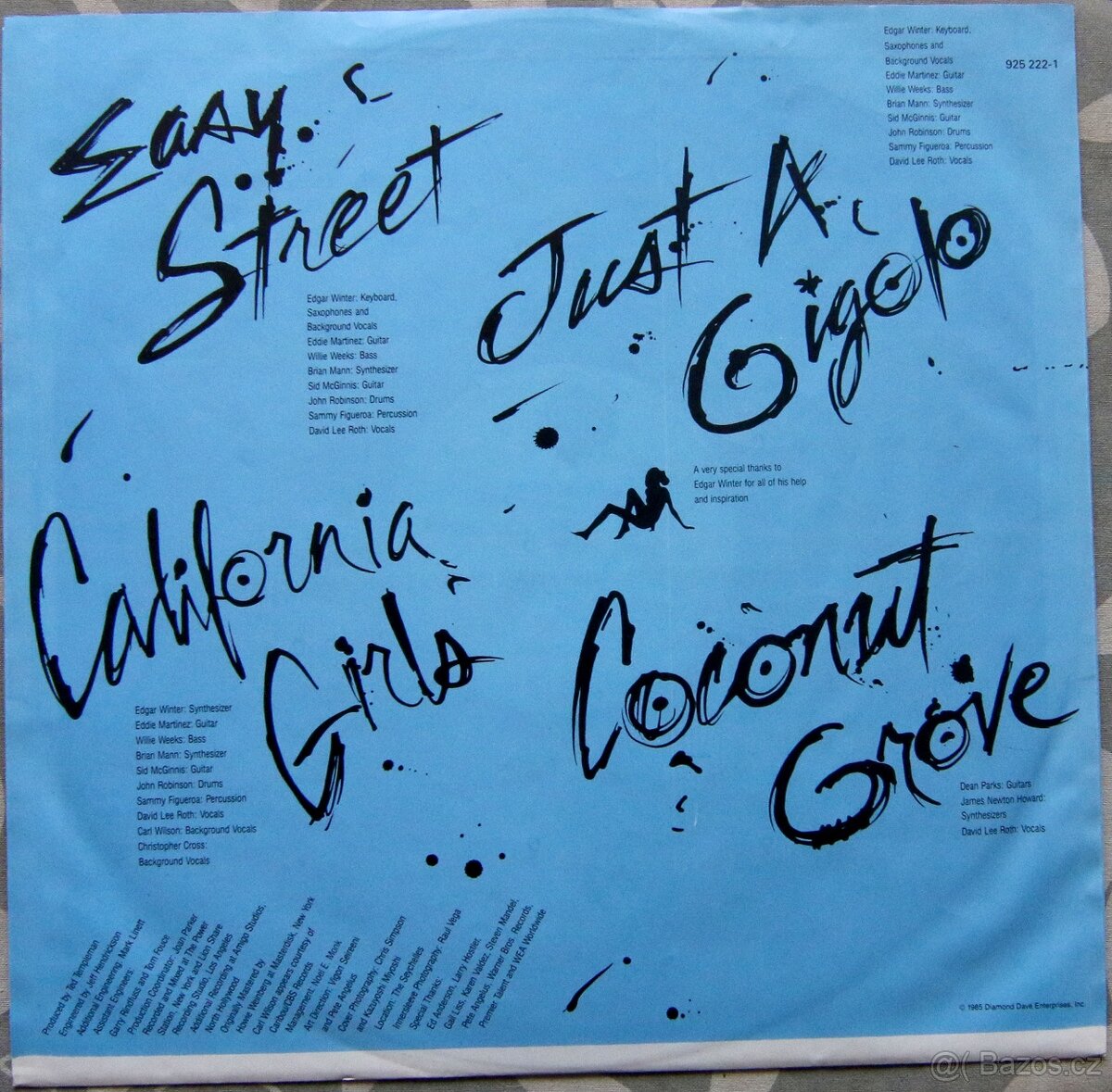 12" EP - David Lee Roth - Crazy from the Heat - 2